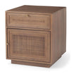 Mercana Grier Wood w/ Cane End Table
