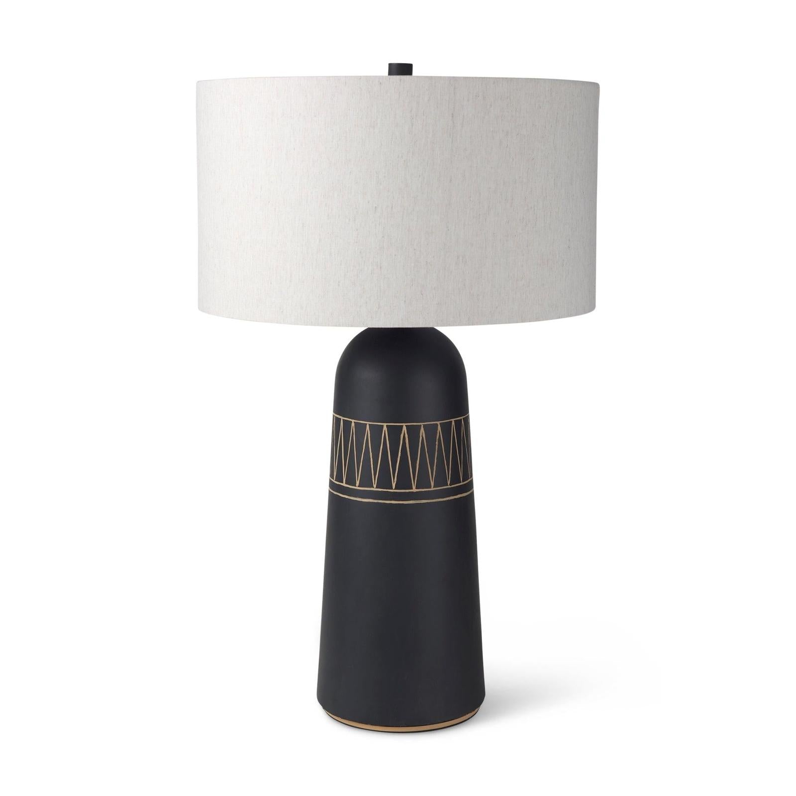 Mercana Javier Base W/Cream Shade Table Lamp