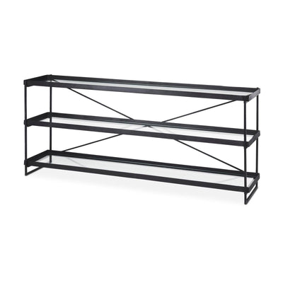 Mercana Trey Metal W/Glass Console Table