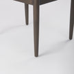 Mercana Cavett Cream Boucle Upholstered Seat W/Dark Brown Wood Frame Dining Chair