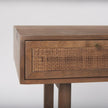 Mercana Grier Solid Wood W/ Black Cane Office Desk