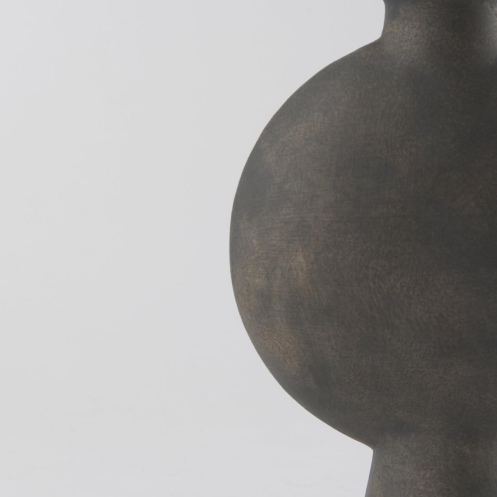 Mercana Kaz Earthy Brown Ceramic Vase