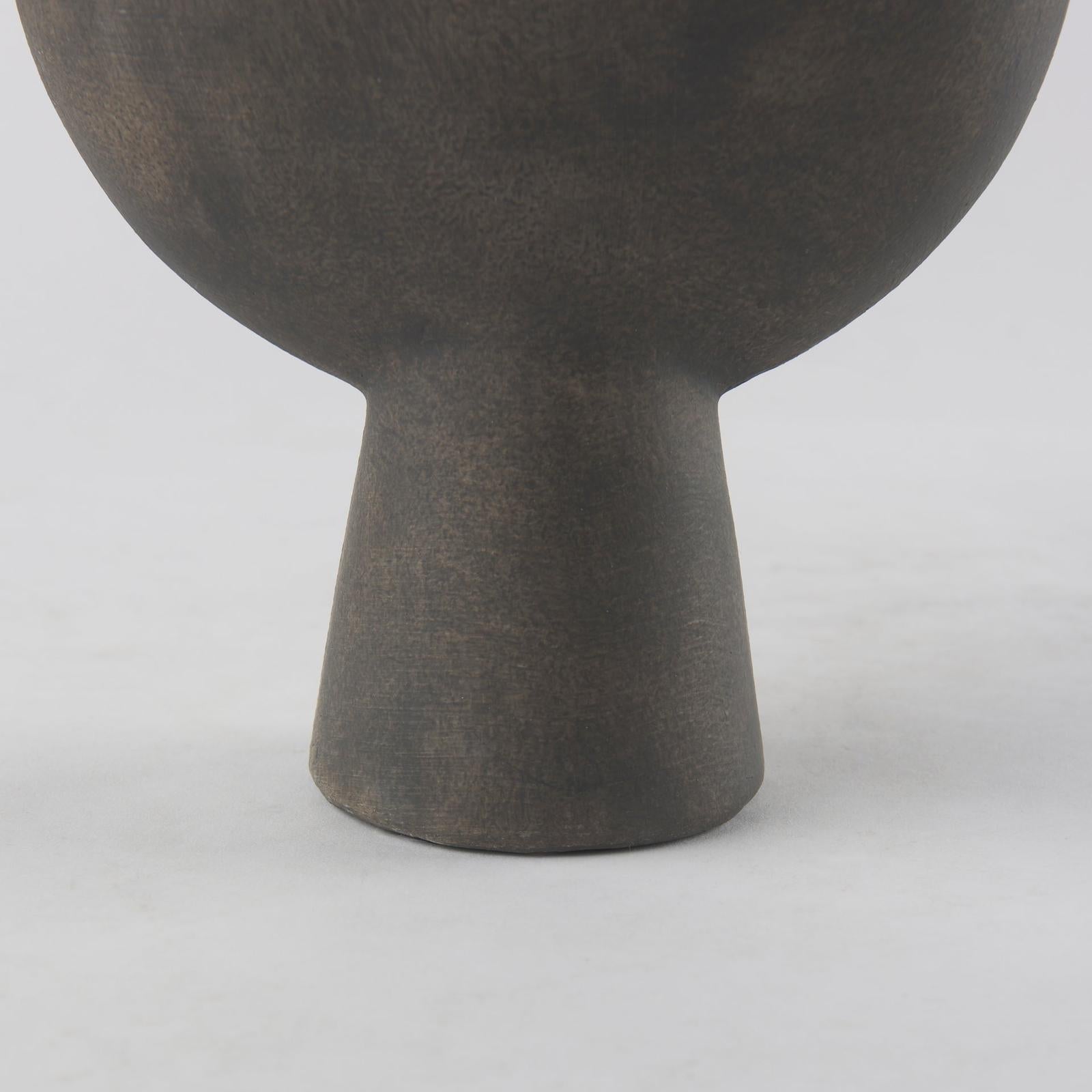 Mercana Kaz Earthy Brown Ceramic Vase