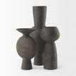 Mercana Kaz Earthy Brown Ceramic Vase