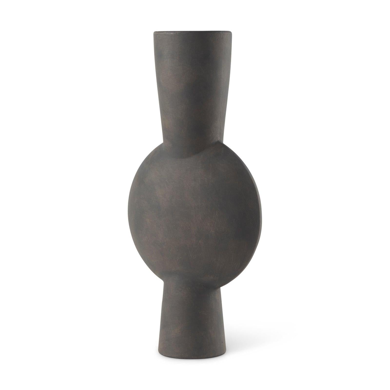 Mercana Kaz Earthy Brown Ceramic Vase