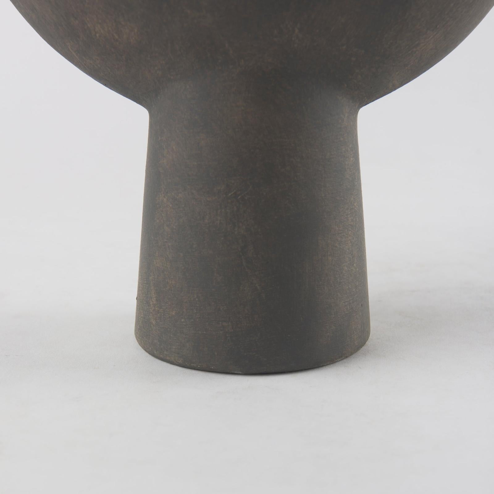 Mercana Kaz Earthy Brown Ceramic Vase