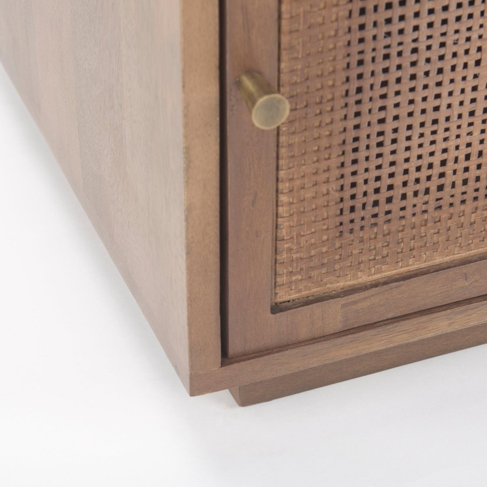 Mercana Grier Wood w/ Cane End Table