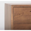 Mercana Astrid Medium Brown Solid Wood 6 Drawer Sideboard