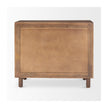 Mercana Astrid Medium Brown Solid Wood 3 Drawer Cabinet