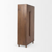 Mercana Astrid Medium Brown Solid Wood Armoire