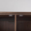Mercana Astrid Medium Brown Solid Wood Armoire