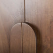 Mercana Astrid Medium Brown Solid Wood Armoire