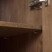 Mercana Astrid Medium Brown Solid Wood Armoire