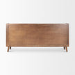 Mercana Lillie Medium Brown Wood 4 Door Tray Top Sideboard