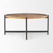 Mercana Marquisa Brown Wood w/ Black Metal Coffee Table