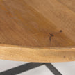 Mercana Marquisa Brown Wood w/ Black Metal Coffee Table