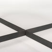 Mercana Marquisa Brown Wood w/ Black Metal Coffee Table