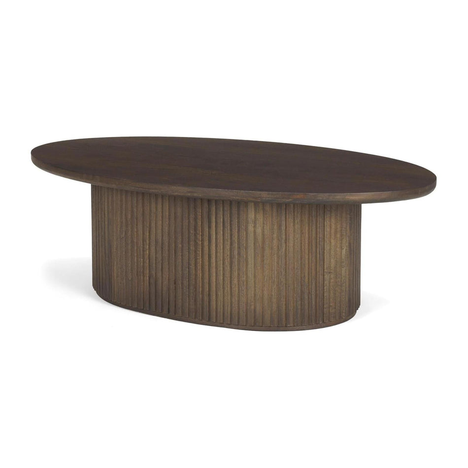 Mercana Terra Oval Fluted Coffee Table