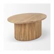 Mercana Terra Oval Fluted Coffee Table