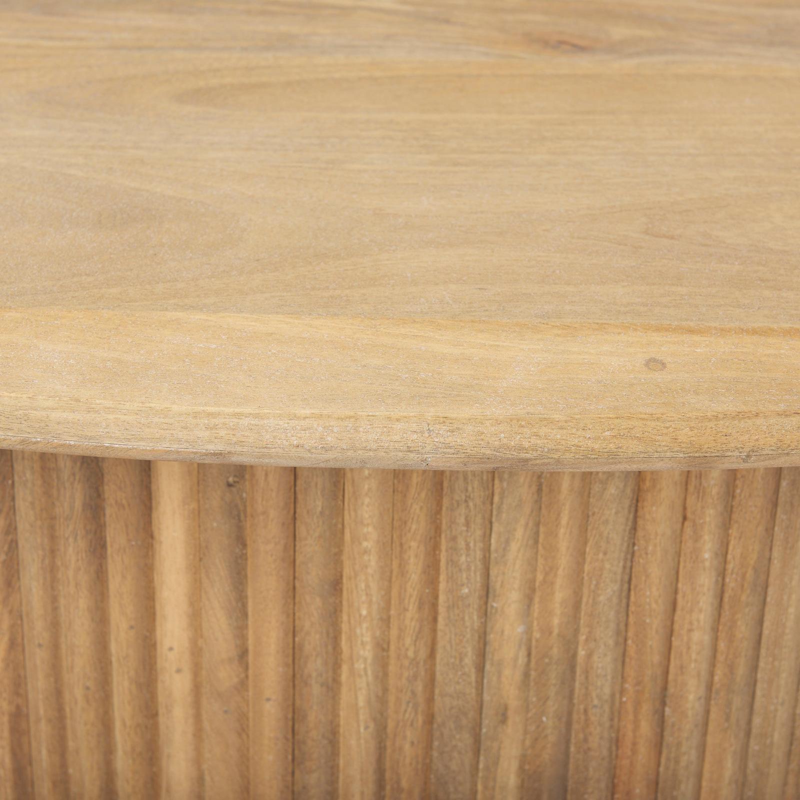 Mercana Terra Oval Fluted Coffee Table