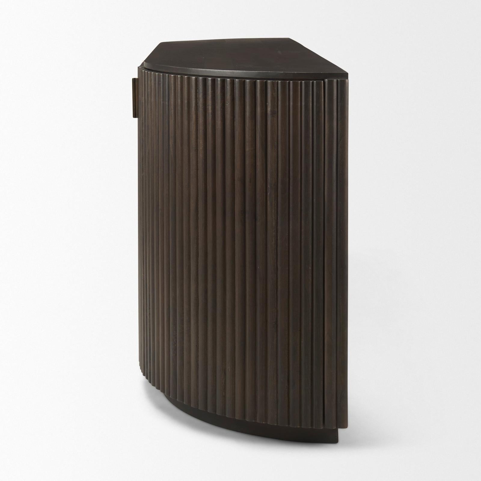 Mercana Terra Wood Fluted Sideboard