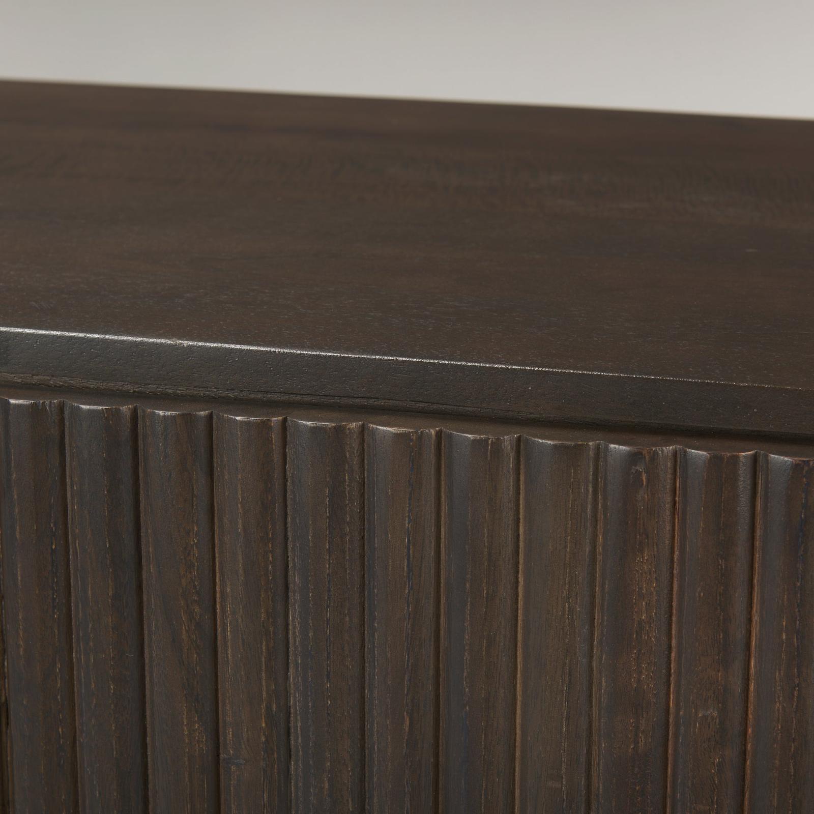 Mercana Terra Wood Fluted Sideboard