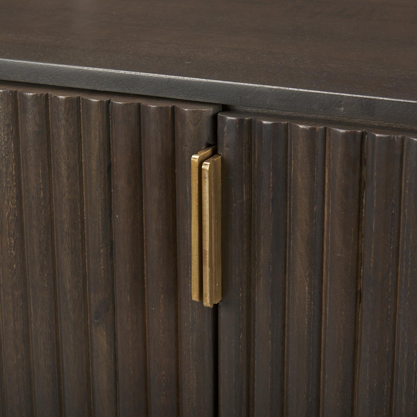 Mercana Terra Wood Fluted Sideboard