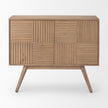 Mercana Sable Light Brown Wood Accent Cabinet