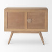 Mercana Sable Light Brown Wood Accent Cabinet