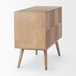 Mercana Sable Light Brown Wood Accent Cabinet