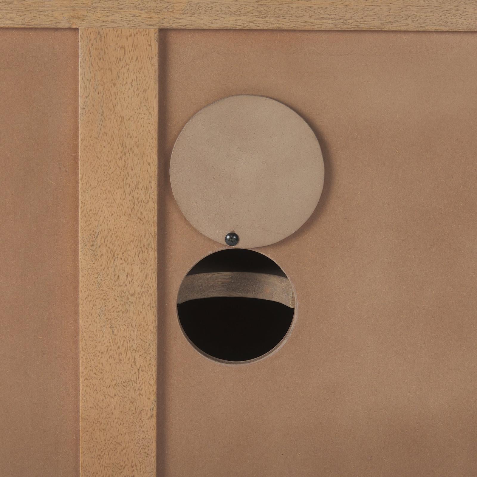 Mercana Sable Light Brown Wood Accent Cabinet