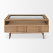 Mercana Sable Light Brown Wood Coffee Table Clearance