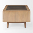 Mercana Sable Light Brown Wood Coffee Table Clearance