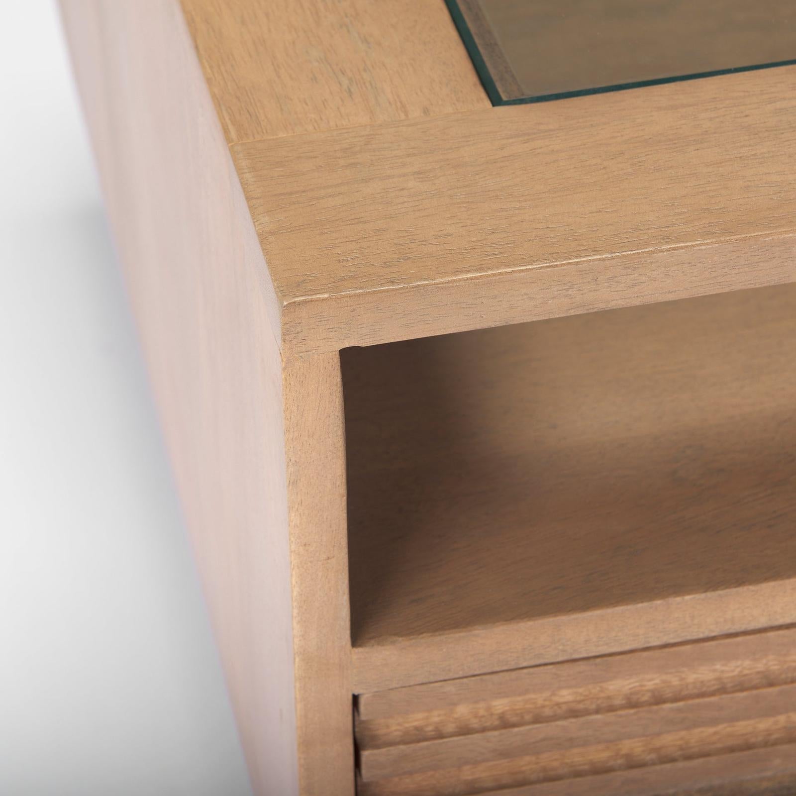 Mercana Sable Light Brown Wood Coffee Table Clearance
