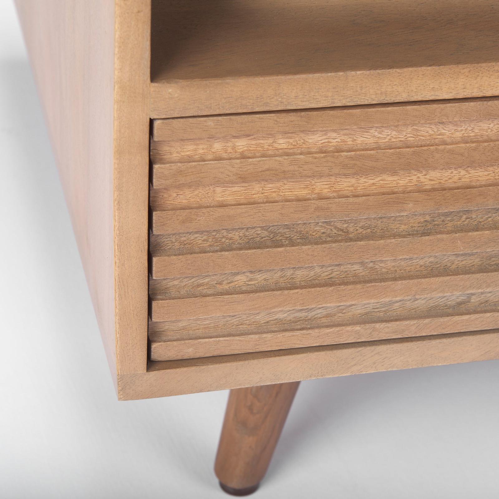 Mercana Sable Light Brown Wood Coffee Table Clearance