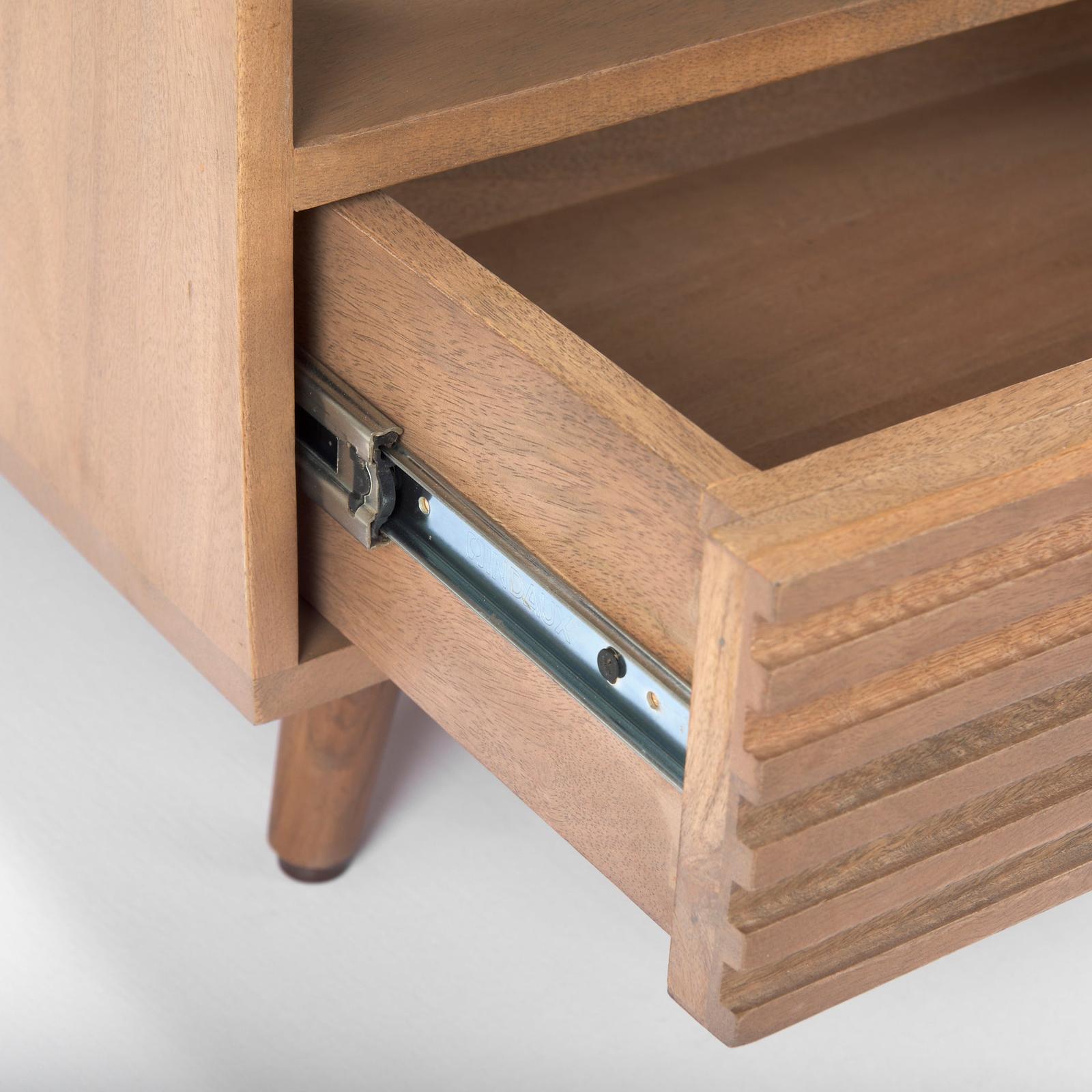 Mercana Sable Light Brown Wood Coffee Table Clearance
