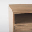 Mercana Sable Light Brown Wood Side Table