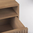 Mercana Sable Light Brown Wood Side Table