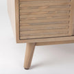 Mercana Sable Light Brown Wood Side Table
