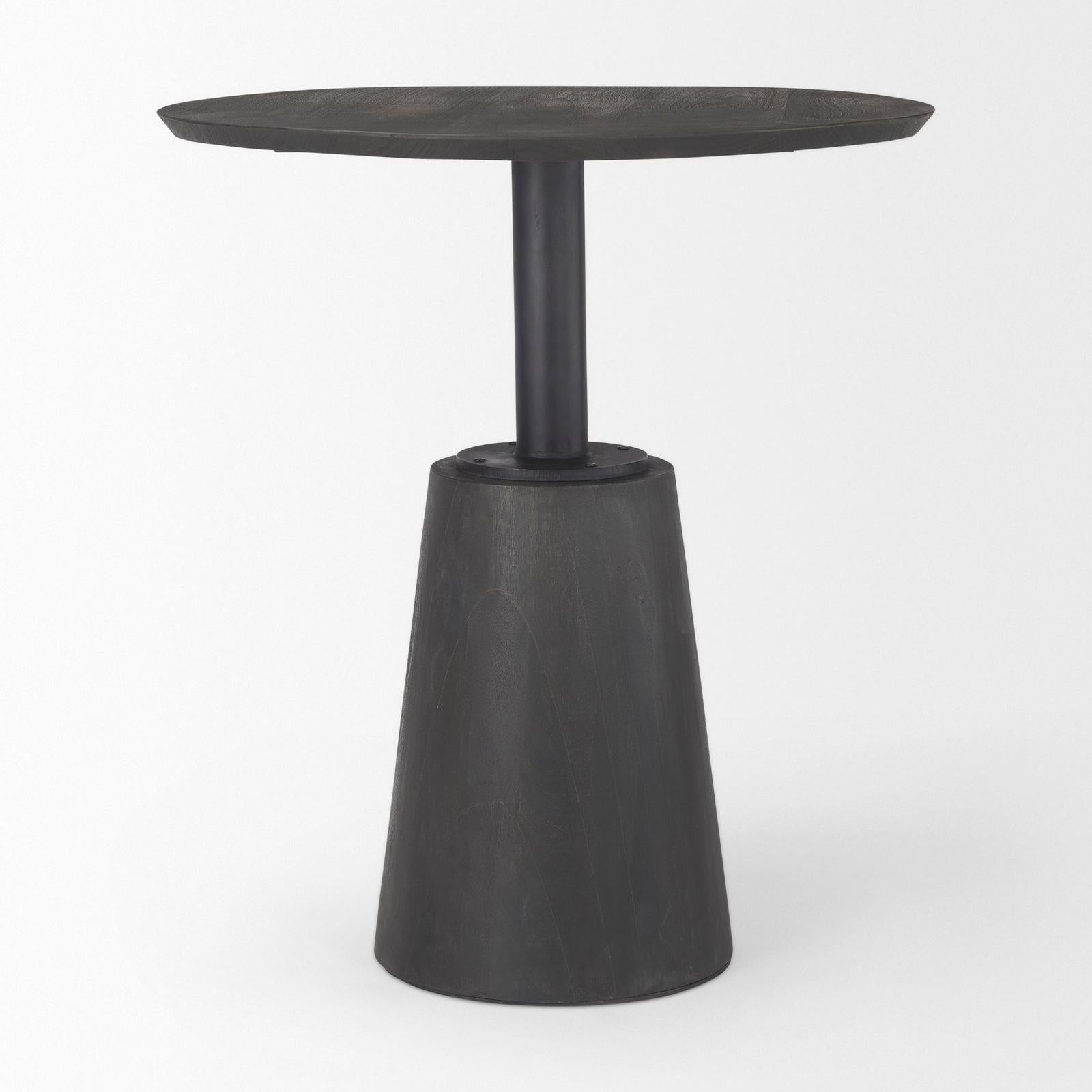 Mercana Maxwell Round Accent Pedestal Bistro Table