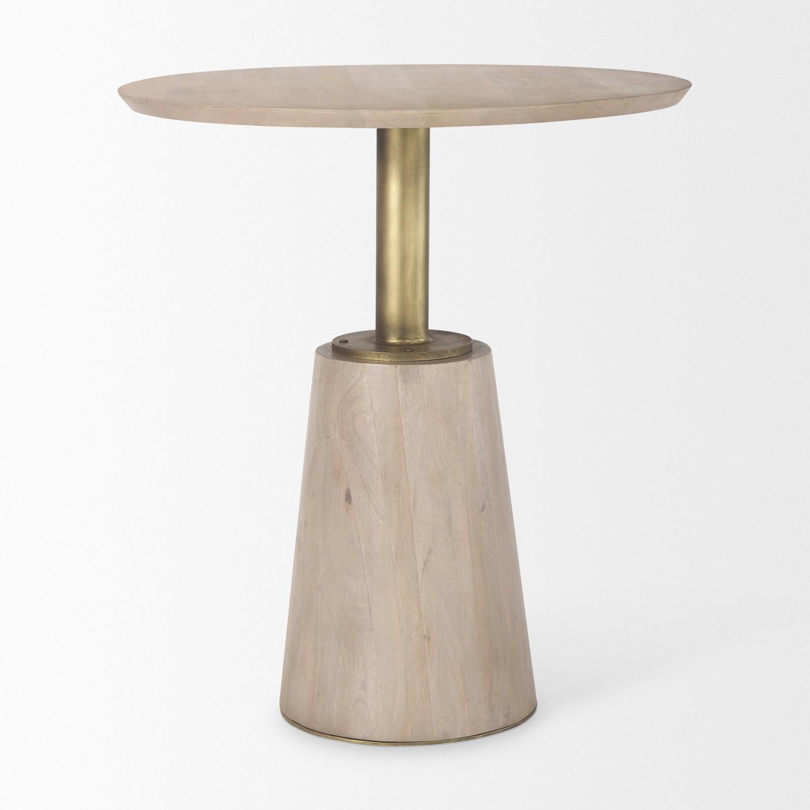 Mercana Maxwell Round Accent Pedestal Bistro Table