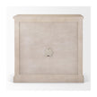 Mercana Braxton Beige Wood W/Black Accents 2 Door Accent Cabinet