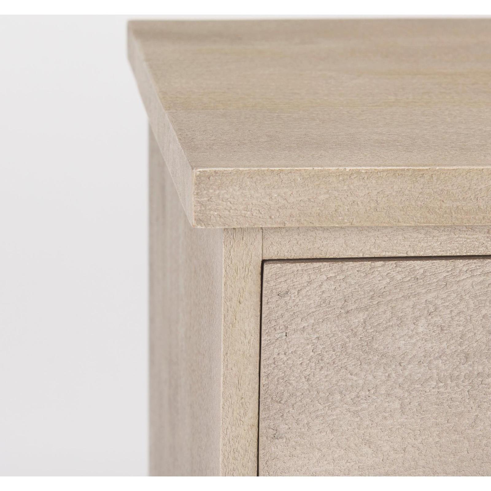 Mercana Braxton Beige Wood W/Black Accents 2 Door Accent Cabinet