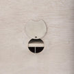 Mercana Braxton Beige Wood W/Black Accents 2 Door Accent Cabinet