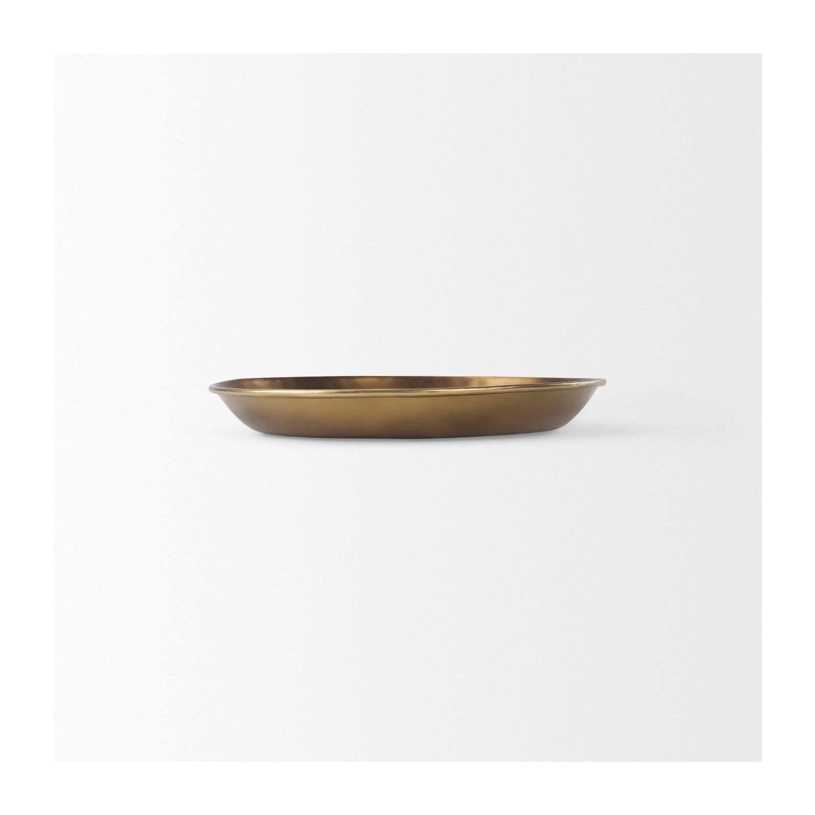 Mercana Eagan Brass Aluminium Tray