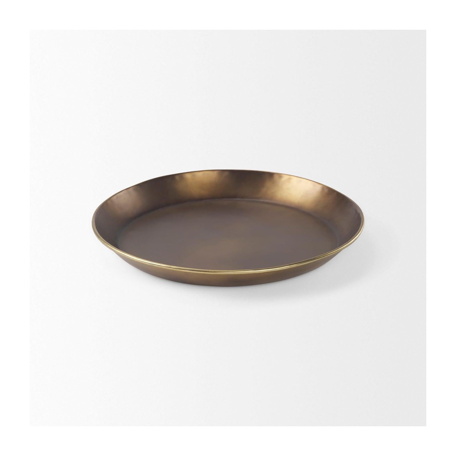 Mercana Eagan Brass Aluminium Tray