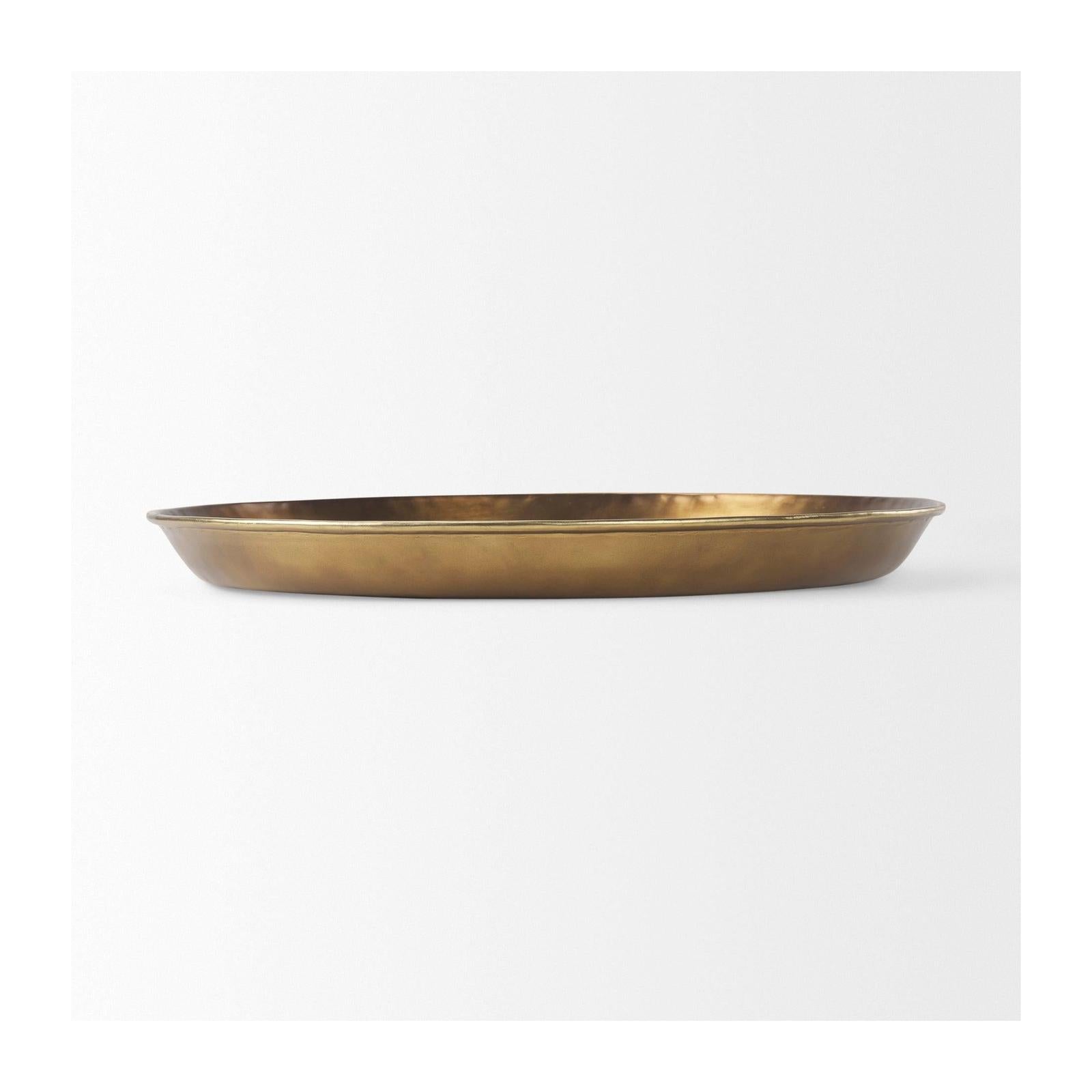 Mercana Eagan Brass Aluminium Tray