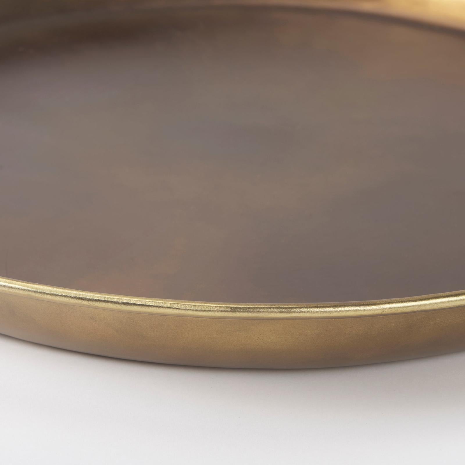 Mercana Eagan Brass Aluminium Tray