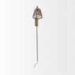 Mercana Kiley Brown Woven Shade W/Black Metal Wall Sconce Clearance