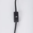 Mercana Kiley Brown Woven Shade W/Black Metal Wall Sconce Clearance